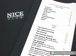 VIP папки меню Изготовление папок меню в Украине